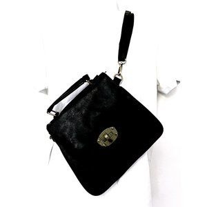 Black Cross Body Sling Bag women-Vegan Leather